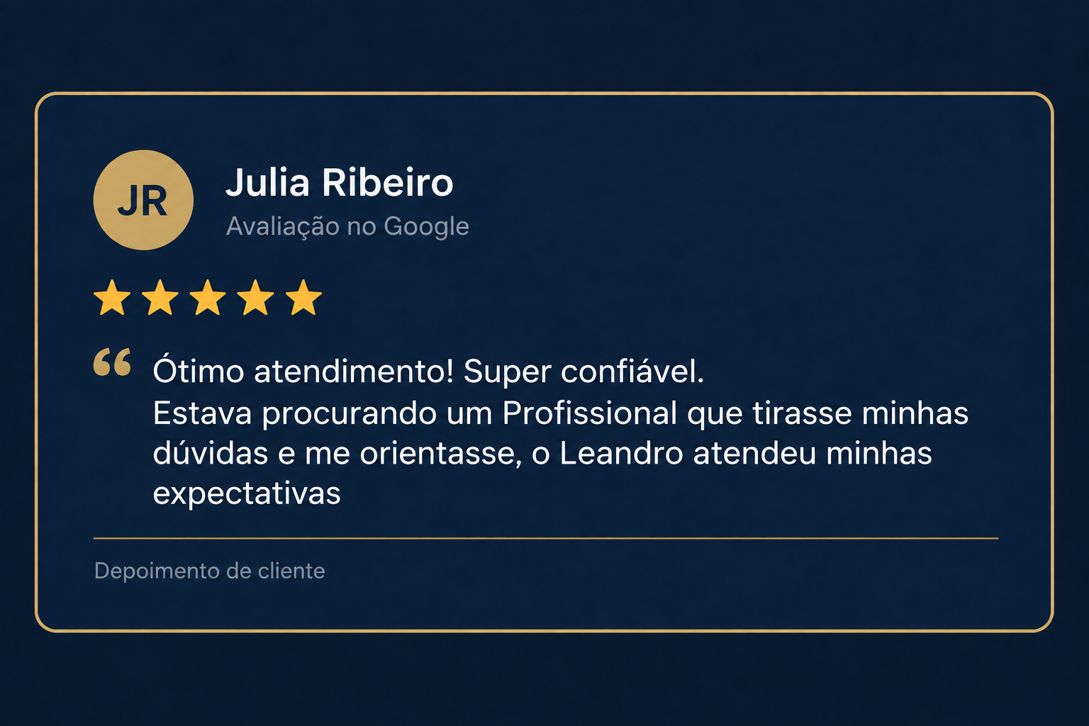 Depoimento de cliente 5