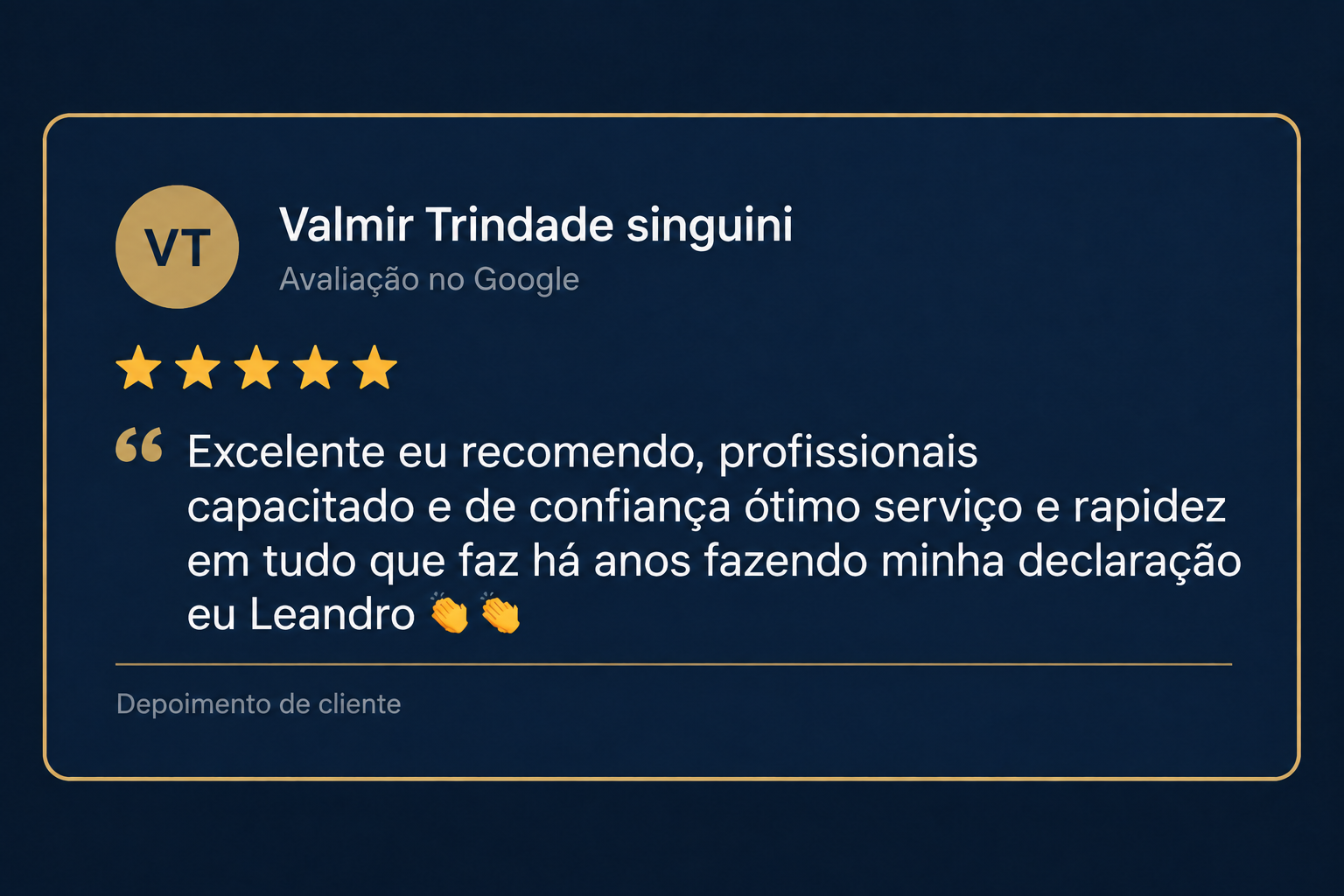 Depoimento de cliente 4